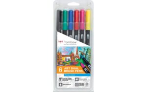 Tombow Fasermaler ABT 6er Grundtöne