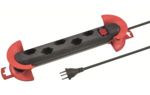 STEFFEN STEBA STRONG Steckerleiste 5xT13 Steckdosen quer, schwarz, 8m GD-Kabel kaufen Schweiz | Mediatech.ch