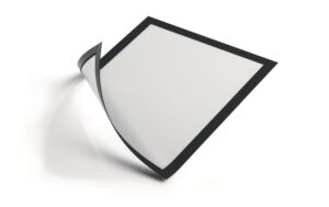 Durable Duraframe Magnetic A4 schwarz 5 Stück, magnetische Informationsrahmen