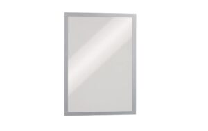 Durable Duraframe Magnetic A3 metall silber 5 Stück, magnetische Informationsrahmen