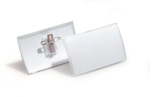 Durable Namensschild m. Kombiklemme 54x90mm Click Fold, Pack à 25 Stück