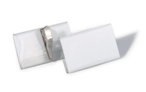 Durable Namensschild m. Krokoklemme 40x75mm Pack à 25 Stück