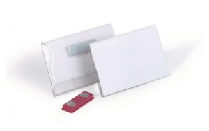 Durable Namensschild m. Magnet 54x90mm Pack à 25 Stück