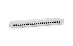 equip 19 Patchpanel: 24 Port, 1HE, grau Cat.6, zu 19 Serverschrank kaufen Schweiz | Mediatech.ch