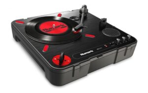 Numark PT01 Scratch Mobiler Plattenspieler mit Scratch-Funktion