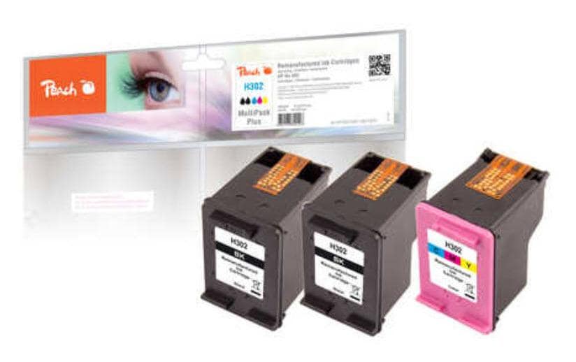 Peach Tinte HP FU66A/F6U65A Multipack black+color, je 2x6ml, 1x7.5ml kaufen Schweiz | Mediatech.ch