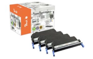 Peach Toner HP 643A, Q5950-3A   Multipack je 1x bk, c, m, y 1x11'000, 3x10'000 Seiten