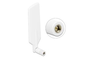 Delock LTE/HSPA/GSM Antenne, SMA-Stecker, weiss 1-4dBi Gewinn, mit Kippgelenk kaufen | Mediatech.ch