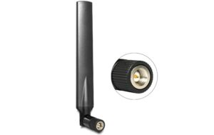 LTE/HSPA/GSM Antenne, SMA-Stecker, schwarz 1-4dBi Gewinn, mit Kippgelenk