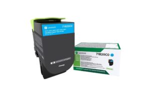 605113 - Mediatech Toner Lexmark 71B20C0 cyan, 2'300 Seiten Lexmark CS/CX 317, 417, 517