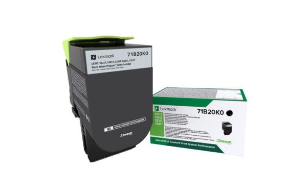 Toner Lexmark 71B20K0 black, 3'000 Seiten Lexmark CS/CX 317, 417, 517
