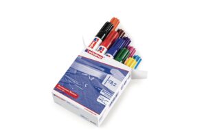 Edding Permanent  Marker 500, 10er Etui assortiert, Strichbreite ca. 2-7 mm