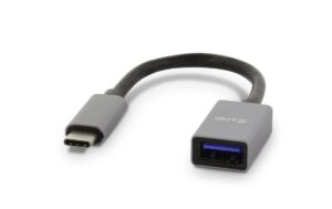 LMP USB3.0 C-A Verlängerungen, 15cm 5Gbps, C-Stecker -  A-Buchse, spacegrau