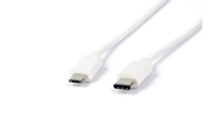 LMP USB2.0 TypC -  MicroB Kabel, 1m 480Mbps, weiss, bis 3A Strom
