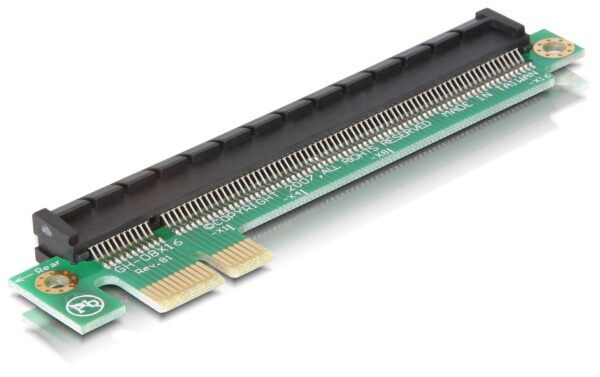 Delock PCI-Express Riser, x1 zu x16 benötigt freien PCI-Express x1 Slot kaufen Schweiz | Mediatech.ch