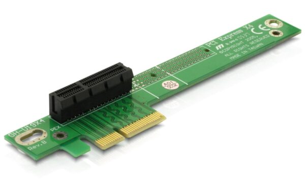 620834 - Mediatech Delock PCI-Express Riserkarte, x4 zu x4 90° nach links gewinkelt kaufen Schweiz | Mediatech.ch