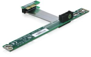 620837 - Mediatech Delock PCI-Express Riserkarte, x1 zu x1 7cm Kabel flexibel kaufen Schweiz | Mediatech.ch