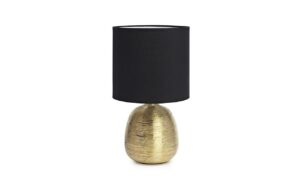 MARKSLOJD Oscar Tischleuchte Gold 107068, E27 1x 60W, Ein/Aus-Schalter