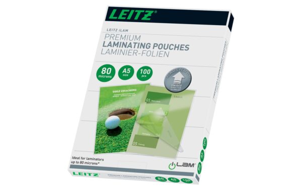 Leitz iLAM UDT Heisslaminierfolien A5 80 mic, 100 Stück