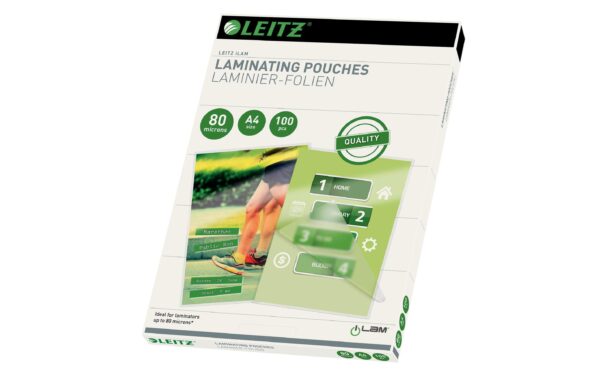 Leitz Heisslaminierfolien A4 80 mic, 100 Stück kaufen Schweiz | Mediatech.ch