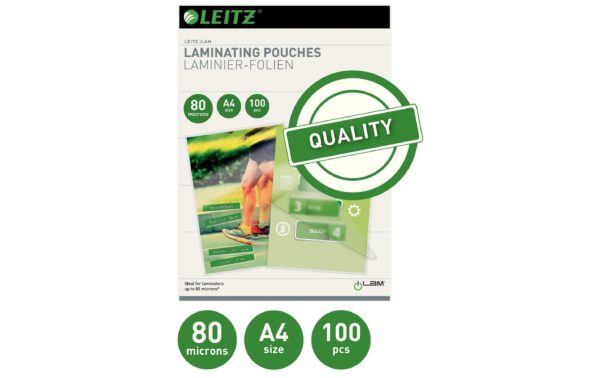 Leitz Heisslaminierfolien A4 80 mic, 100 Stück