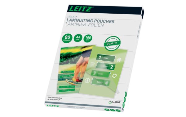 Leitz Heisslaminierfolien A4 80 mic, 100 Stück