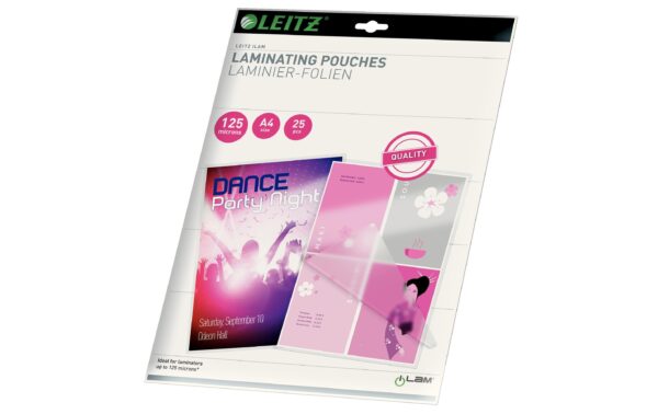 627371 - Mediatech Leitz Heisslaminierfolien A4 125 mic, 25 Stück kaufen Schweiz | Mediatech.ch