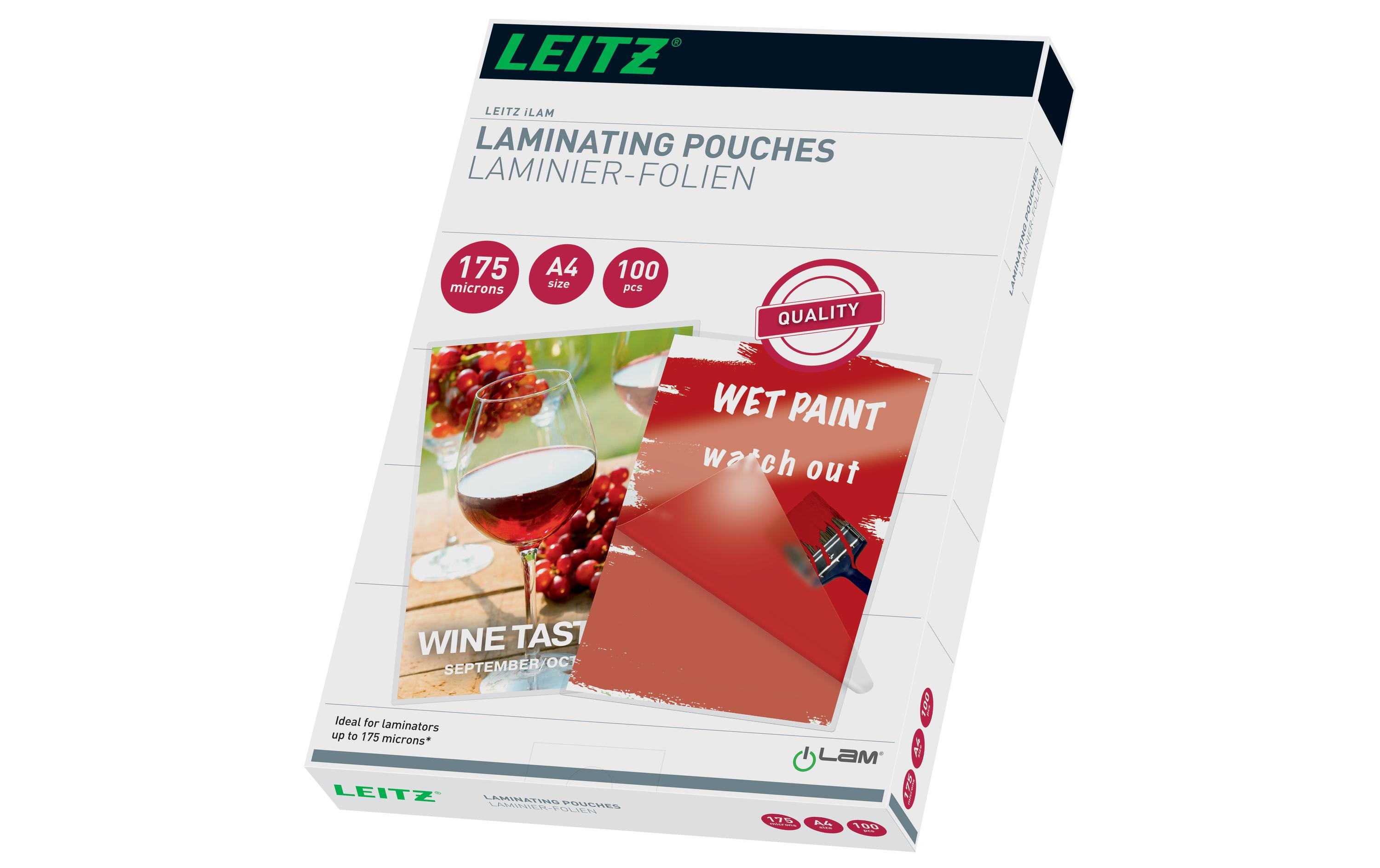 627376_3 - Mediatech Leitz Heisslaminierfolien A4 175 mic, 100 Stück