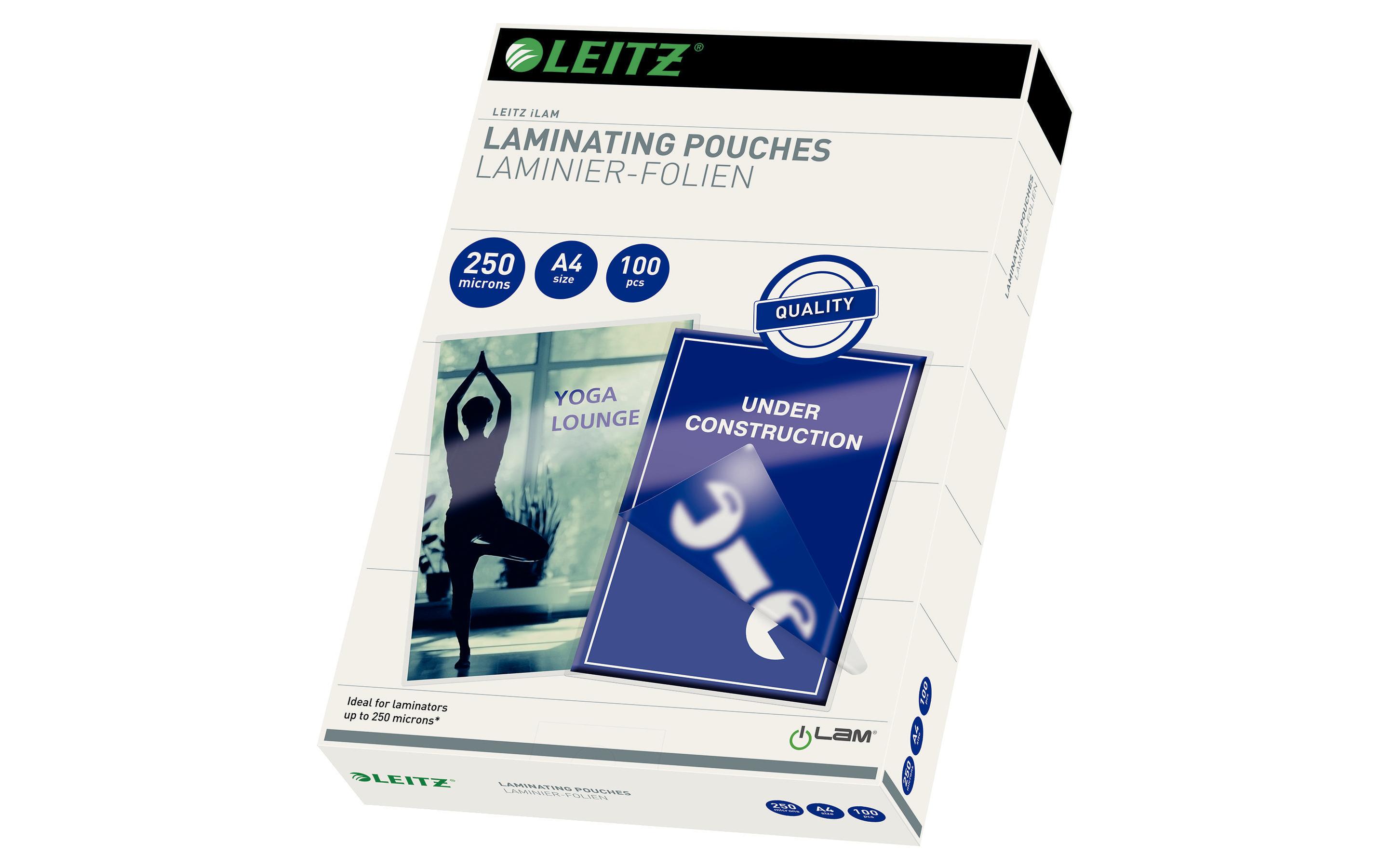 627377 - Mediatech Leitz Heisslaminierfolien A4 250 mic, 100 Stück kaufen Schweiz | Mediatech.ch