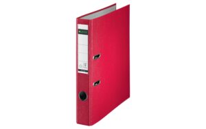 Leitz Qualitäts-Ordner Swiss Edition rot, schmal, 180° Mechanik, PP