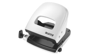 Leitz WOW Bürolocher NeXXt perlweiss, 30 Blatt, Metall
