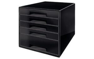 Leitz CUBE Duo Colour schwarz, 5 Schubladen