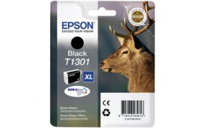 Tinte Epson C13T13014012 schwarz, 25.9ml Stylus SX525WD,