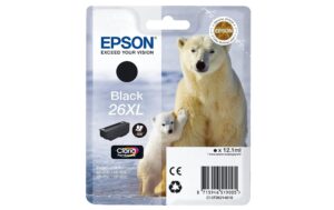 Tinte Epson C13T26214012 XL, black, 12.2ml Expression Premium XP-600, XP-605 kaufen Schweiz | Mediatech.ch