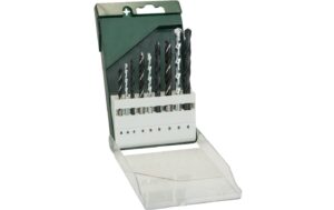 BOSCH 9tlg. Bohrer-Set Metall HSS-R/Stein/Holz