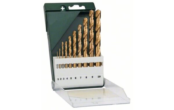 BOSCH 10tlg. Metallbohrer-Set HSS-TiN DIN 338 kaufen Schweiz | Mediatech.ch