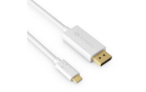 Sonero USB-C - Displayport Kabel, 1m Weiss, Auflösung bis 3820 x 2160 @ 60 Hz