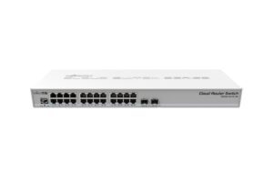 MikroTik CRS326-24G-2S+RM: L3 Smart Switch 19 Rack, 24x 1Gbps, 2xSFP+ 10Gbps, OS L5 kaufen Schweiz | Mediatech.ch