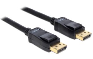 Delock DisplayPort - Displayport Kabel, 1m bis 3820 x 2160@60Hz, Pin20 verbunden 3,3V
