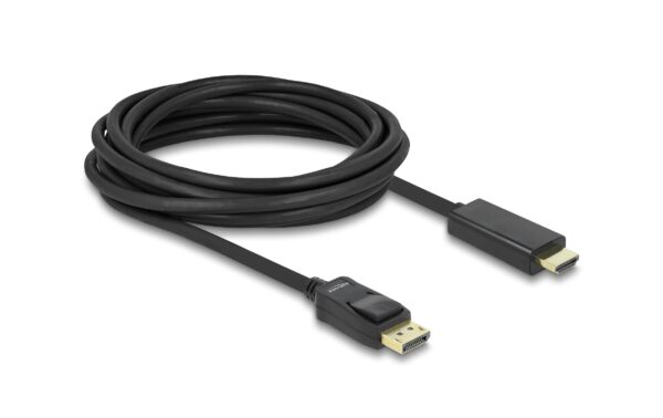 636170_1 - Mediatech Delock DisplayPort - HDMI Kabel, 5m Schwarz, Auflösung 1920x1200@60 Hz, passiv