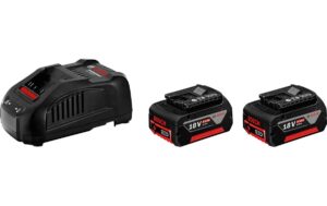 636360 - Mediatech Bosch Professional Starter-Set 2x GBA 18V 5,0 Ah + GAL 1880 CV