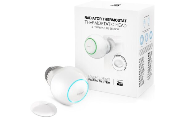 636697_1 - Mediatech Fibaro Radiator Thermostat + Ext. Sensor mit 3 Adaptern