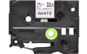 Brother P-touch Schriftband TZE-N241 nicht laminiert,scharz auf weiss, 18mm, 8m