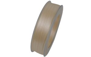 Goldina Doppelsatin-Band 10 mm Spule à 25 m, creme