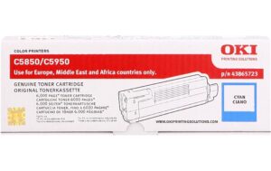 Toner cyan zu OKI C5850/5950 43865723, 6000 Seiten @5% Deckung kaufen Schweiz | Mediatech.ch