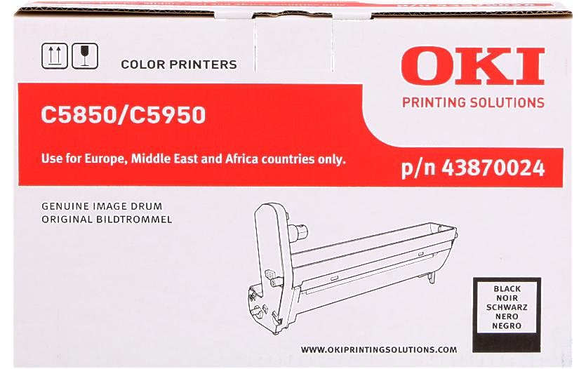 Bildtrommel schwarz zu OKI C5850/5950 Lebensdauer ca. 20000 Seiten, 43870024 kaufen Schweiz | Mediatech.ch
