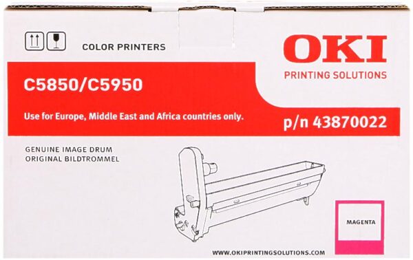 Bildtrommel magenta zu OKI C5850/5950 Lebensdauer ca. 20000 Seiten, 43870022 kaufen Schweiz | Mediatech.ch