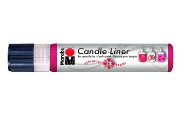 Marabu Kerzenmalfarbe 25ml Candle-Liner Rot