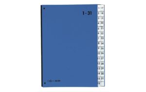 Pagna Pultmappe A4 1-31 blau, A4