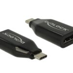 Monitoradapter USB Typ-C zu HDMI 4K bis 60Hz, schwarz, DP Alternate Mode